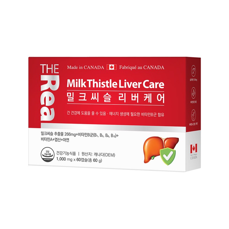 The Real Milk Thistle Liver Care 60 Capsules x 1
