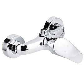 2 Thread Shower Valve, Wall Mounted Concealed Shower Mixer Valve, Hot Cold Water Mixing Valve for Bathroom, Upward Water Outlet Shower Accessory