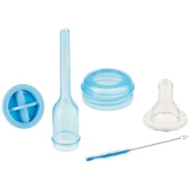 Dr. Brown's Biberón estándar, Azul, 4 oz, Paquete de 2