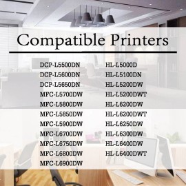 For Brother 2-Pack DR820 DR-820 DR 820 Drum Unit for MFC-L5800DW L5850DW Printer (2 x Drum)