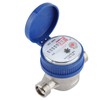 Copper 1.5m3/h 0-40℃ Mechanical Water Meter 15mm 1/2 inch Water