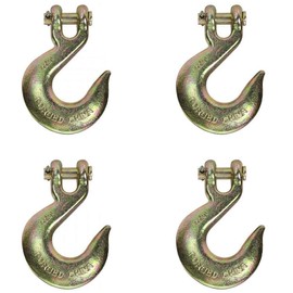 US Cargo Control 3/8 Inch Grade 70 Clevis Slip Hook 4 Pack