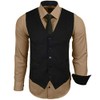Baxboy B-44-HWKR Men's Shirt with Waistcoat Tie Suit Jacket Business