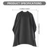 Omvoina Professional Hair Cutting Cape with Adjustable Snap Closure, Salon