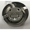 Leyton Lighting 12v 20w halogen surface downlight stainless steel warm