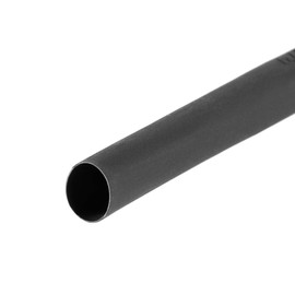 TOP-VIGOR 6mm(1/4 Inch) Heat Shrink Tubing, 23FT Length Heat Shrink Sleeving, 2:1 Ratio Adhesive-Lined Heat Shrink Tube for Electrical Insulation, Repairs, Wrap Cable, Wire Connectors, Black