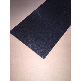 Duco Plastics and Supply ABS Black Plastic 1/4" 12" x 12" (2 Pack) Haircell One Side Stereo Sheets .25"