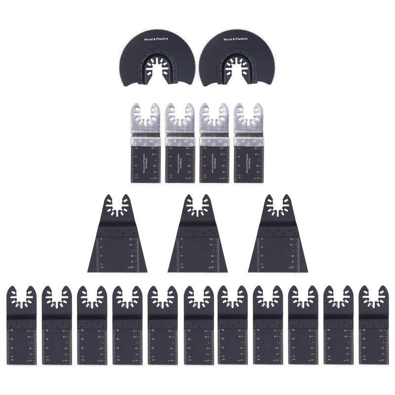 20Pcs Oscillating Saw Blade Quick Release Universal Cutting Tool Set