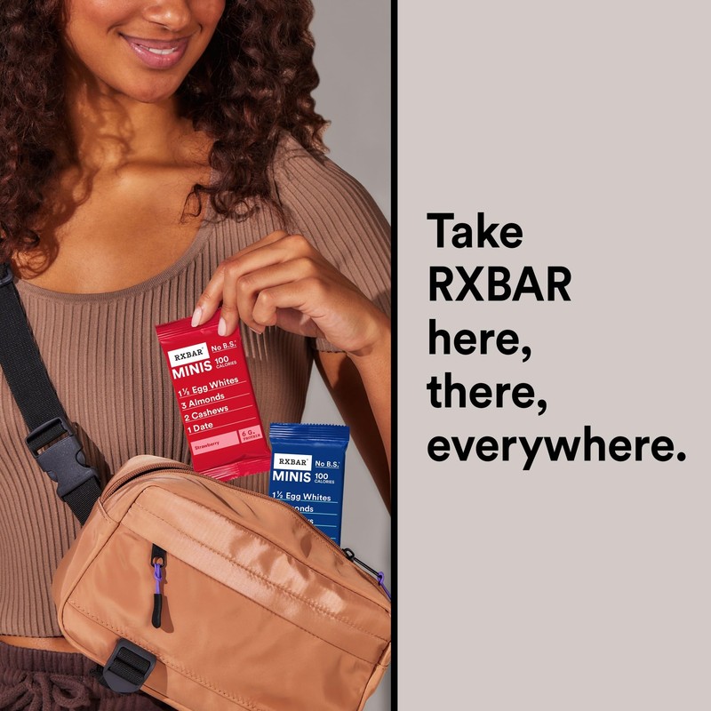 RXBAR Minis Protein Bars, 6g Protein, Gluten Free Snacks, Variety