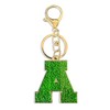 Retui Purple Green Dark Blue Letter A-Z Keychain for Women