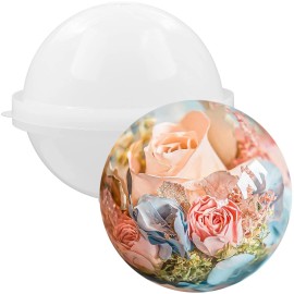 FUNSHOWCASE 5Inch Sphere Ball Silicone Mold Extra Large For Resin Epoxy, Candle Wa