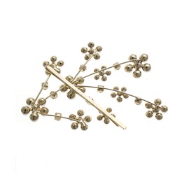 VingTAINE H7436-G- Pearl, Bijou Flower Hairpin, Simple, Hair Accessory, Elegant, Cute,