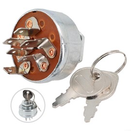 Cloudpower Ignition Starter Switch with Key for Toro Groundsmaster 172 322 325 Tractor, Lawn Mower Ignition Starter for 131095 430-334 27-2360 Lawn Trimmer Accessories