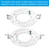 PATIKIL 120mm (4.72") Universal Light Fixture Mounting Bracket Kit, 3set