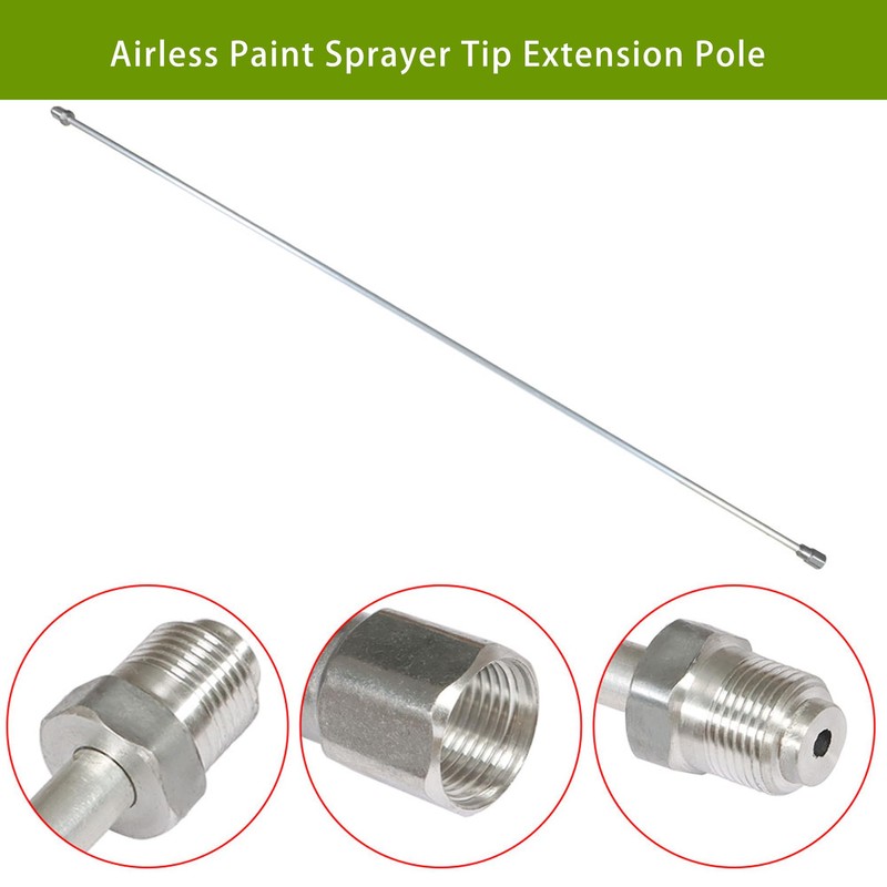59Inch Airless Paint Sprayer Tip Extension Pole, Spray Gun Tip