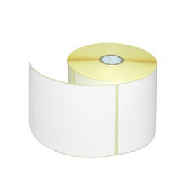 Netuno Netuno 1 Rolle Thermo-Etiketten Weiß 100 x 150 mm 500 Stück Versandetiketten auf Rolle mit Perforation haftend selbstklebende Etiketten für Thermodrucker Logistik Lager Papieretiketten 10 x 15 cm