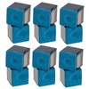GRIRIW 12Pcs Professional Pool Table Cue Chalk A Grade Billiards