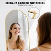 Simple Deluxe Arched Wall Mirror Full Length, 64"x21" Floor Mirror