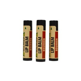 Sam's Natural Lip Balm Bourbon - Set of 3 - Holiday Gifts - Stocking Stuffers - Gifts for Men - Natural - Vegan and Cruelty Free - America's Favorite