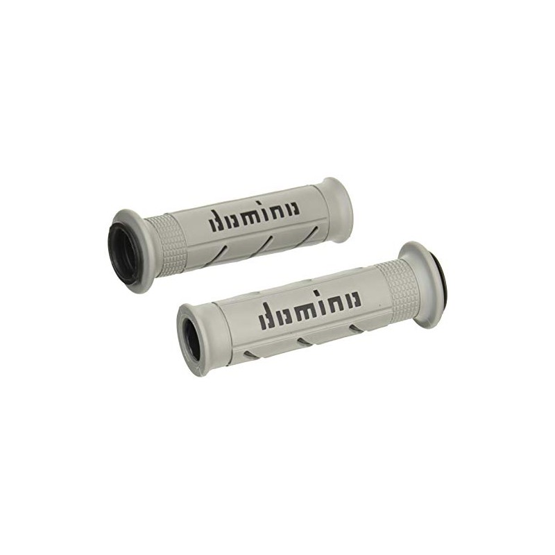 Domino domino(ドミノ) ハンドルバーグリップ ストリートタイプ サーモプラスチックゴム グレーXブラック 126mm A25041C4052