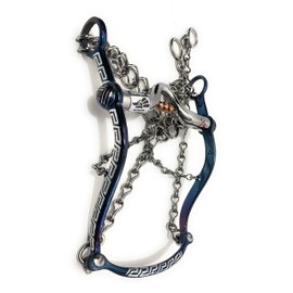 5 1/4" Mexican Charro Horse BIT. Freno Mexicano Azul Freno Charro
