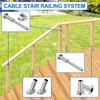 BLIKA 60 Pack Invisible Cable Railing Kits, T316 Stainless Steel