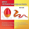 3D Printed Snake Eggs with 3D Printed Snake Inside, Cute