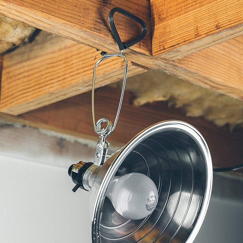 Simple Deluxe Clamp Lamp Light Socket with 8.5 Inch Aluminum