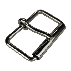 Dominion Strength Training Roller Belt Buckle for Weightlifting & Powerlifting - Seamless Single Prong - Stainless Steel 4”