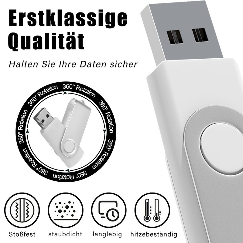 EASTBULL USB Stick 16 GB Pack of 10 USB 2.0