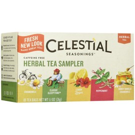 Celestial Seasonings Herbal Tea Sampler Tea Bags - 20 ct - 6 pk