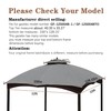 SCOCANOPY Grey Replacement Top for Lowe's Allen Roth 10X12 Gazebo