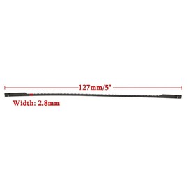 MASUNN 12pcs 5 Inch 10/15/18/24 TPI 125mm Pinned Scroll Saw Blade Wood Working Power Tool Accessories