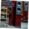 KOMBIUDA 4Pcs Speaker Isolation Feet with Non Slip Base Vibration