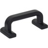 Top Knobs Harrison Pull 2 1/2 Inch (c-c) Flat Black