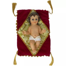 Christmas Nativity Baby Jesus 11" W/Red Blanket  Niño Jesus 2660-12R