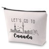 Canada Vacation Gift Canada Trip Travel Case Canada Skyline Cosmetic