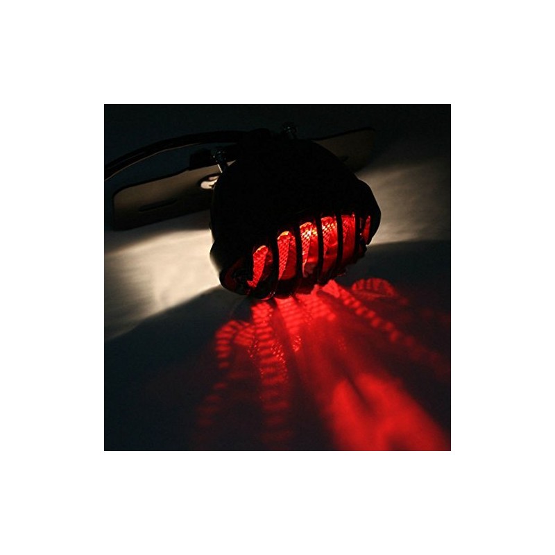 Karun 12V Round Bird Gauge Tail Lamp Light with Number