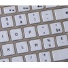 MAC FRENCH AZERTY KEYBOARD STICKERS WHITE BACKGROUND FOR DESKTOP, LAPTOP