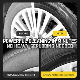 LJQPHS Car Wheel and Tire Cleaner Spray, Brake Dust Remover, 3.38 Fl Oz