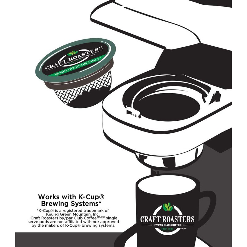 Club Coffee Craft Roasters Coffeehouse Premium - Medium Roast Single