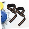 WHAMVOX 2pcs Weight Lifting Grip Straps Durable Wrist Bands for