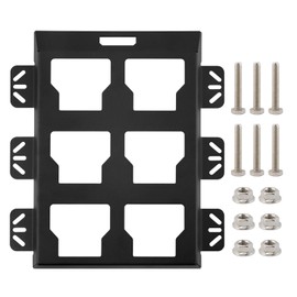 Mounting Plate Compatible with Milwauke-e Packout, 50Lbs Load Capacity for Tool Storage and Organization System(Color:Black)
