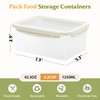 Izzydodo Food Storage Containers with Lids Fresh Stretch Pods for