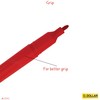 Dollar FeltStic Felt Tip Pens, RED, Pack of 10, Fine