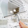 ecooe Stainless Steel Shower Squeegee with Hook, 12″ Shower Glass
