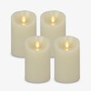 Luminara - Flameless LED Battery Operated Flickering Pillar Candles -
