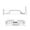 01 Entry Door Grab Handle, 9.25in Plastic Handle Assist Bar