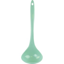 Reston Lloyd Melamine Soup Ladle Kitchen Utensil, Premium Quality Utensil with Heat Resistant Ergonomic Handle, Durable BPA-Free Plastic, 10.5 inch Long, One Piece, Seafoam