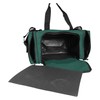 DALIX 17" Duffle Bag Front Mesh Pockets in Green